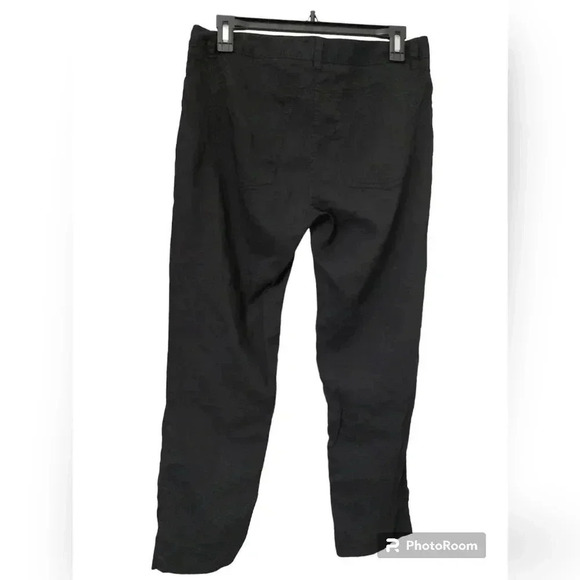 Theory linen viscose blend stretch capris - Picture 2 of 4